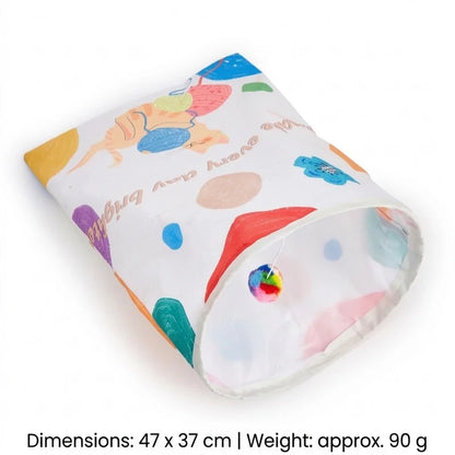 Colorful Cat Tunnel Toy