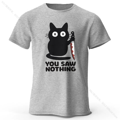 Vous n’avez rien vu chemise de chat