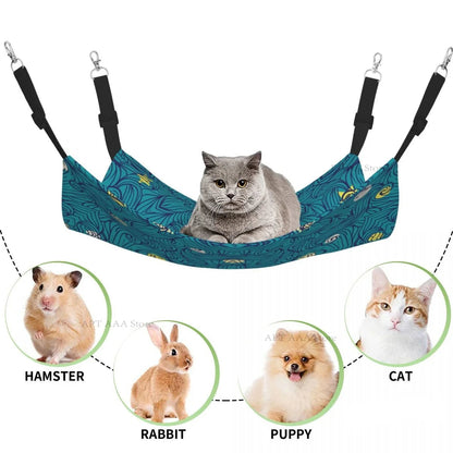 Cama de rede para gatos pendurada