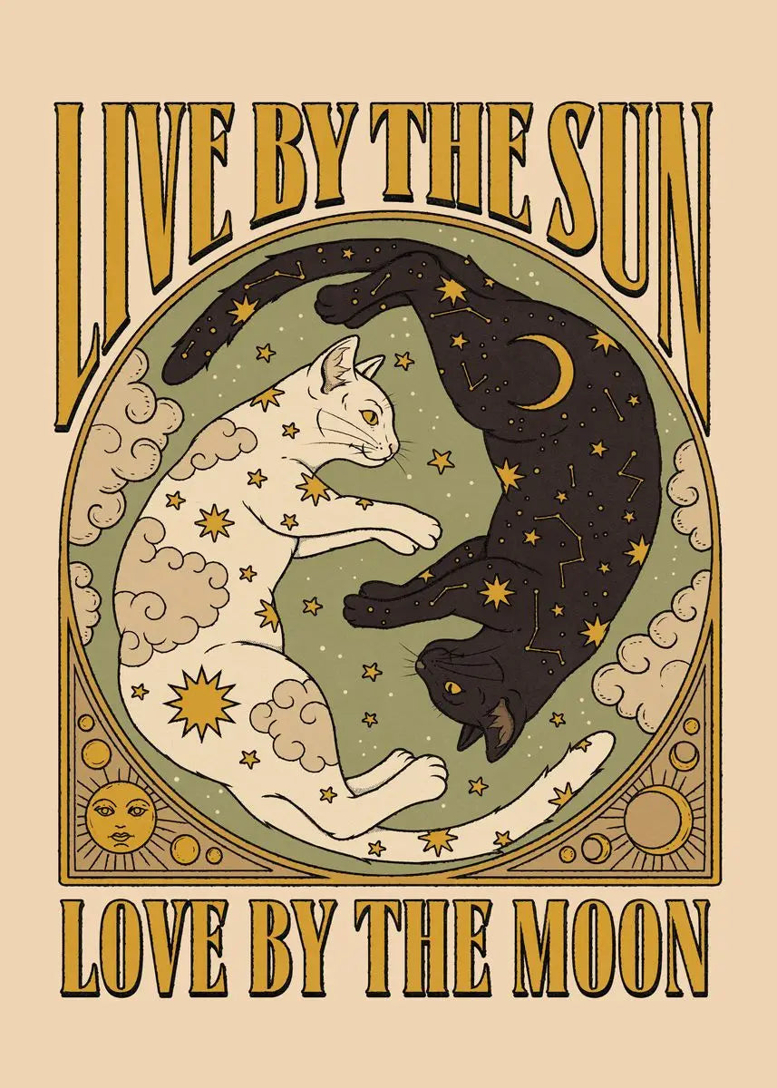 Cat Vintage Poster Tarot