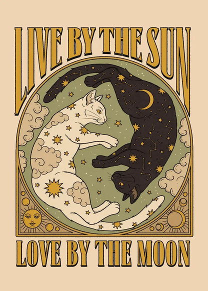 Cat Vintage Poster Tarot