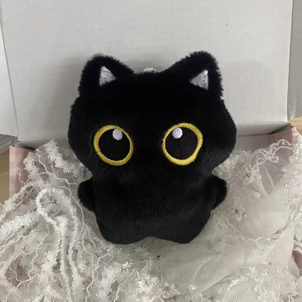 Pendentif chat noir mignon