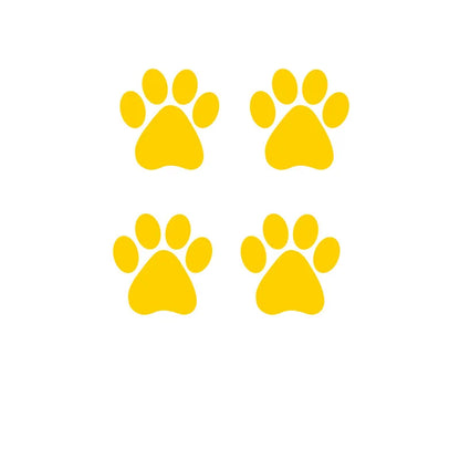 Paw Print Trail Car Decals