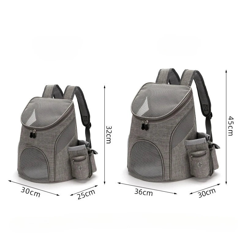 Transporteur pour animaux de compagnie en maille pliable respirant