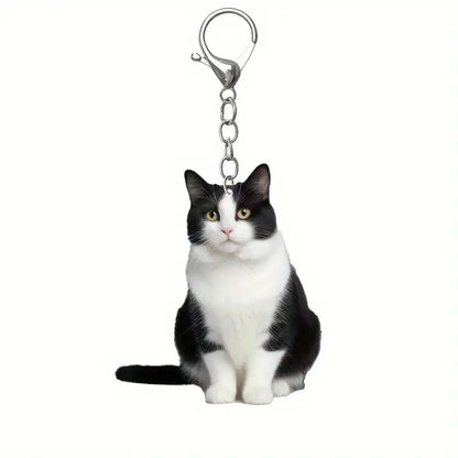 Porte-clés 3D joli chat