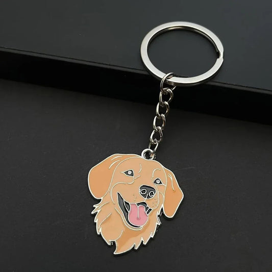 Porte-clés de race de chien