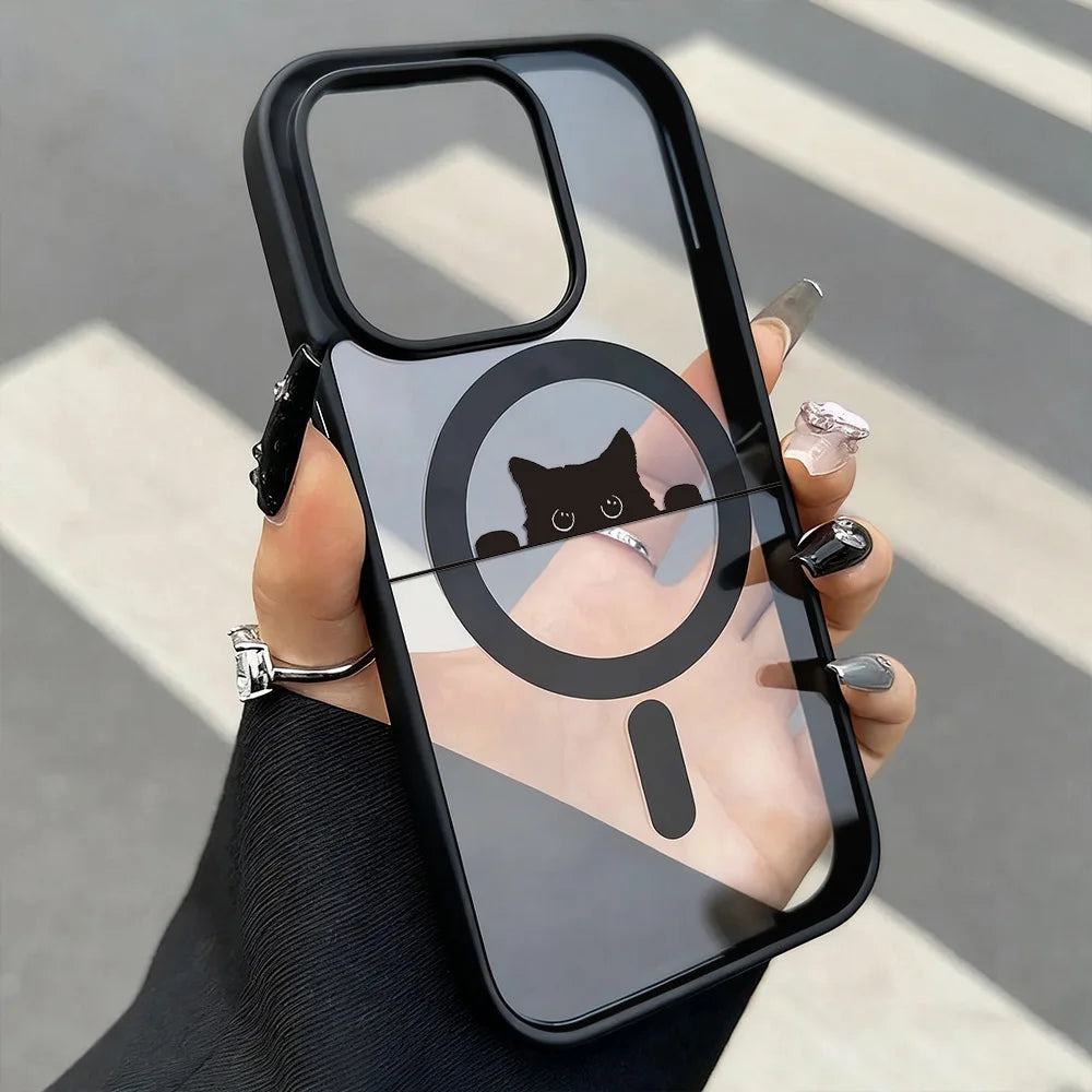Cute Cat MagSafe iPhone Case