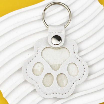 Porte-clés souvenir de cheveux de patte d’animal de compagnie