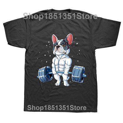 French Bulldog Powerlifter Tee