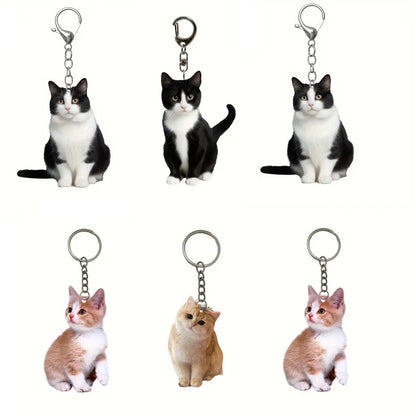 Porte-clés 3D joli chat