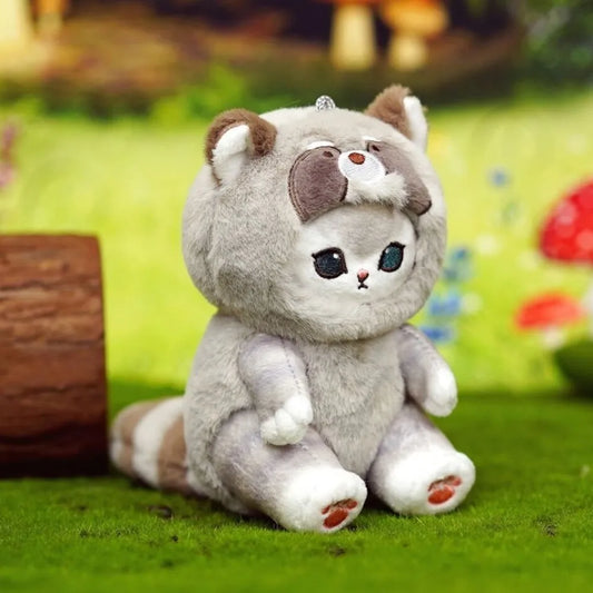 Cat Plush Pendant Keychain