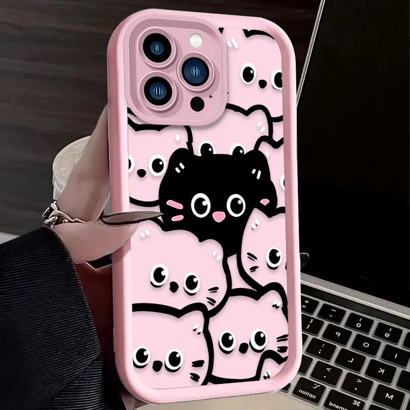 Cute Love Cat iPhone Case