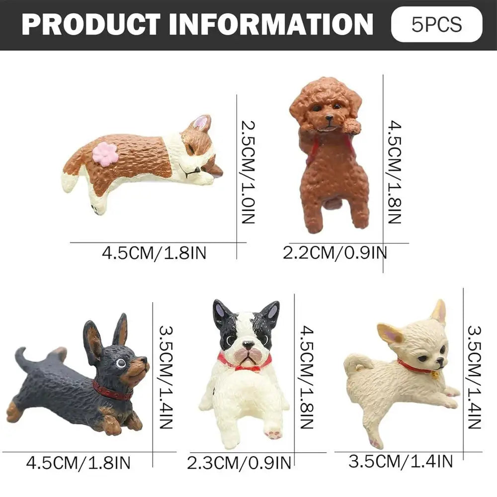 Miniature Dogs Figurines
