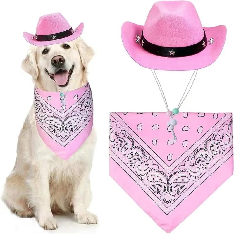 Conjunto de cowboy de estimação do Velho Oeste