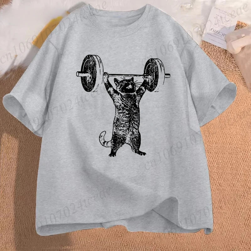 Gym Cat Humor Shirt