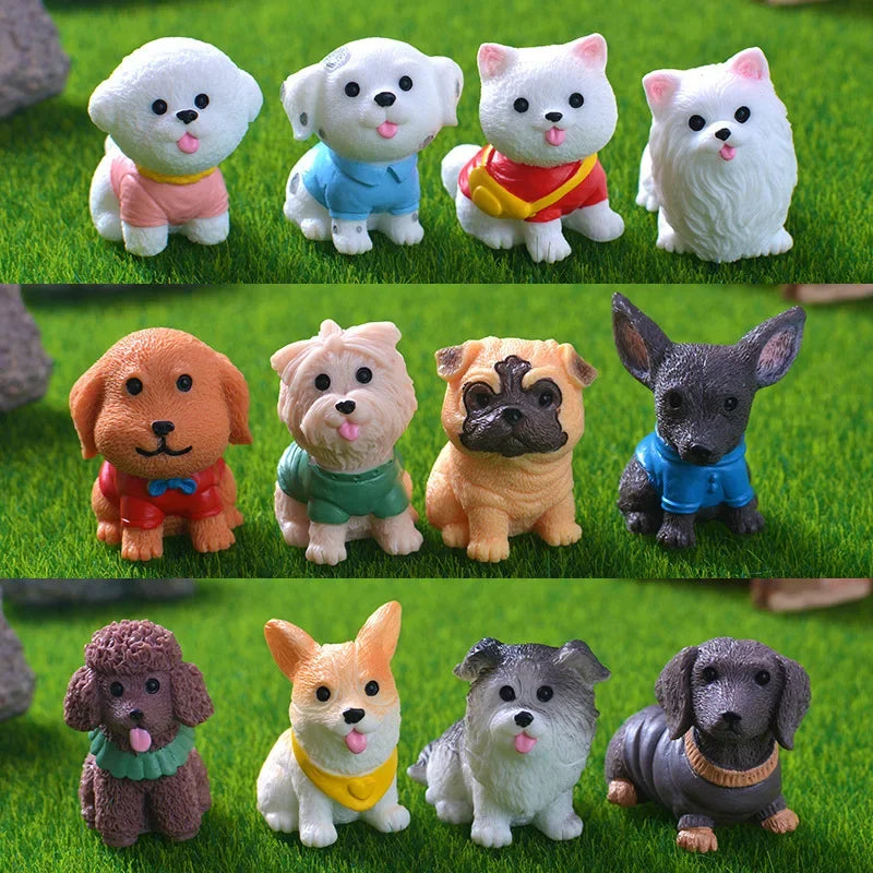 Miniatur-Hundefiguren