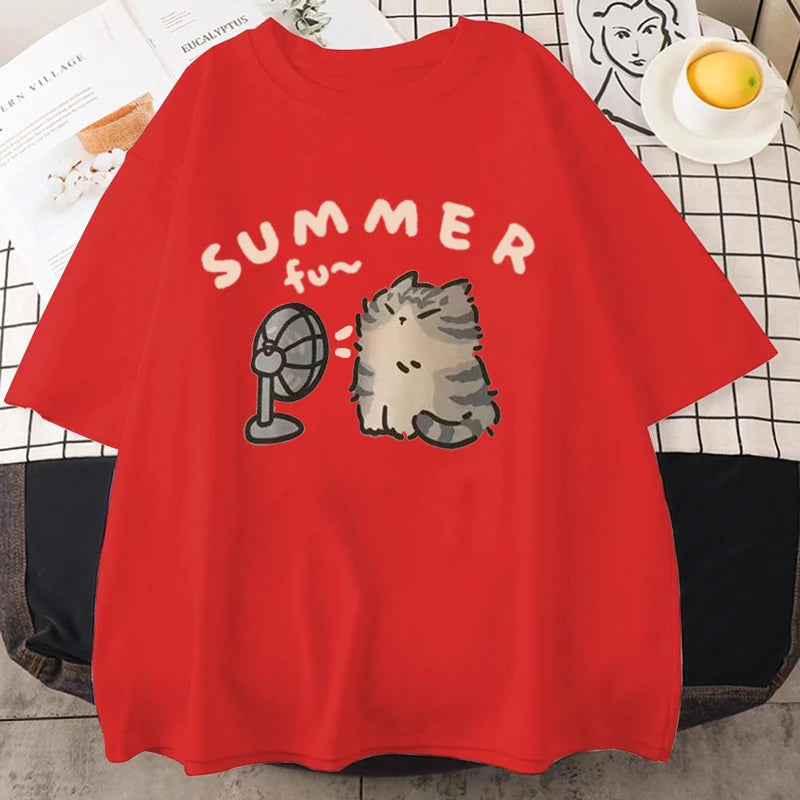 Summer Cat Mood Shirt