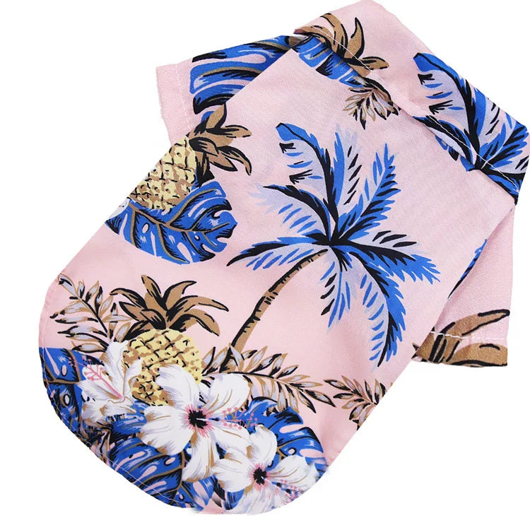 Hawaiian Style Dog Shirt