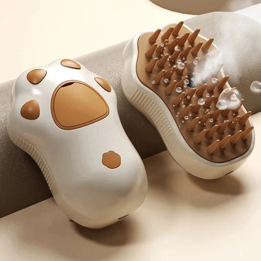 3-in-1 Steamy Pet Grooming Brush