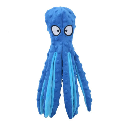 Octopus Squeaky Dog Toy