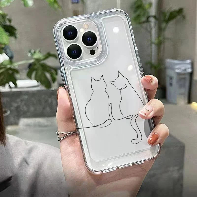 Cat Soft Clear iPhone Case