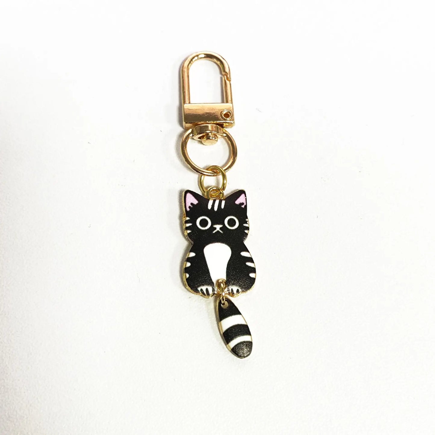 Cat Pendant Cartoon Keyring