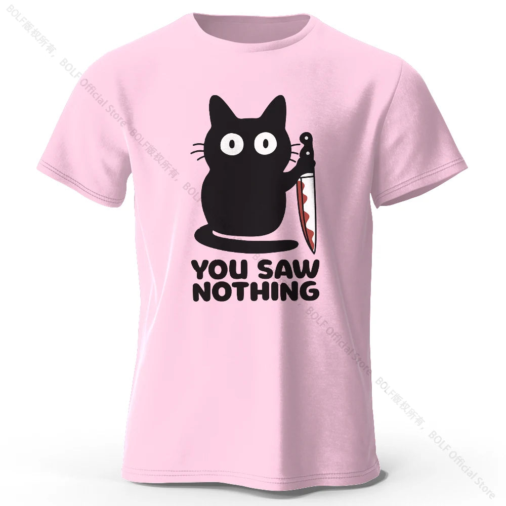 Vous n’avez rien vu chemise de chat