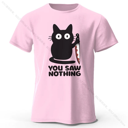 Vous n’avez rien vu chemise de chat