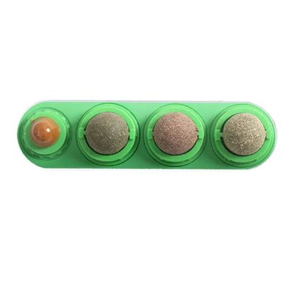 4 in 1 Rotating Catnip Ball Teeth Toy