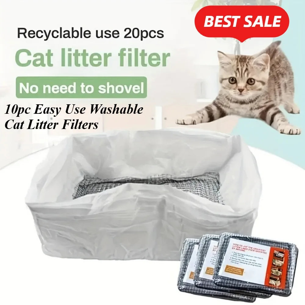 Washable Cat Litter Filter Liner