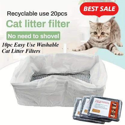 Washable Cat Litter Filter Liner