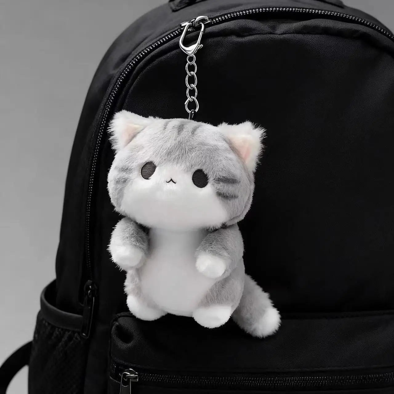 Pendentif mignon en peluche chat