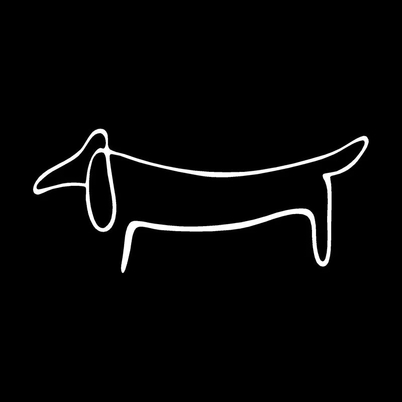 Dachshund Dog Vinyl Decal