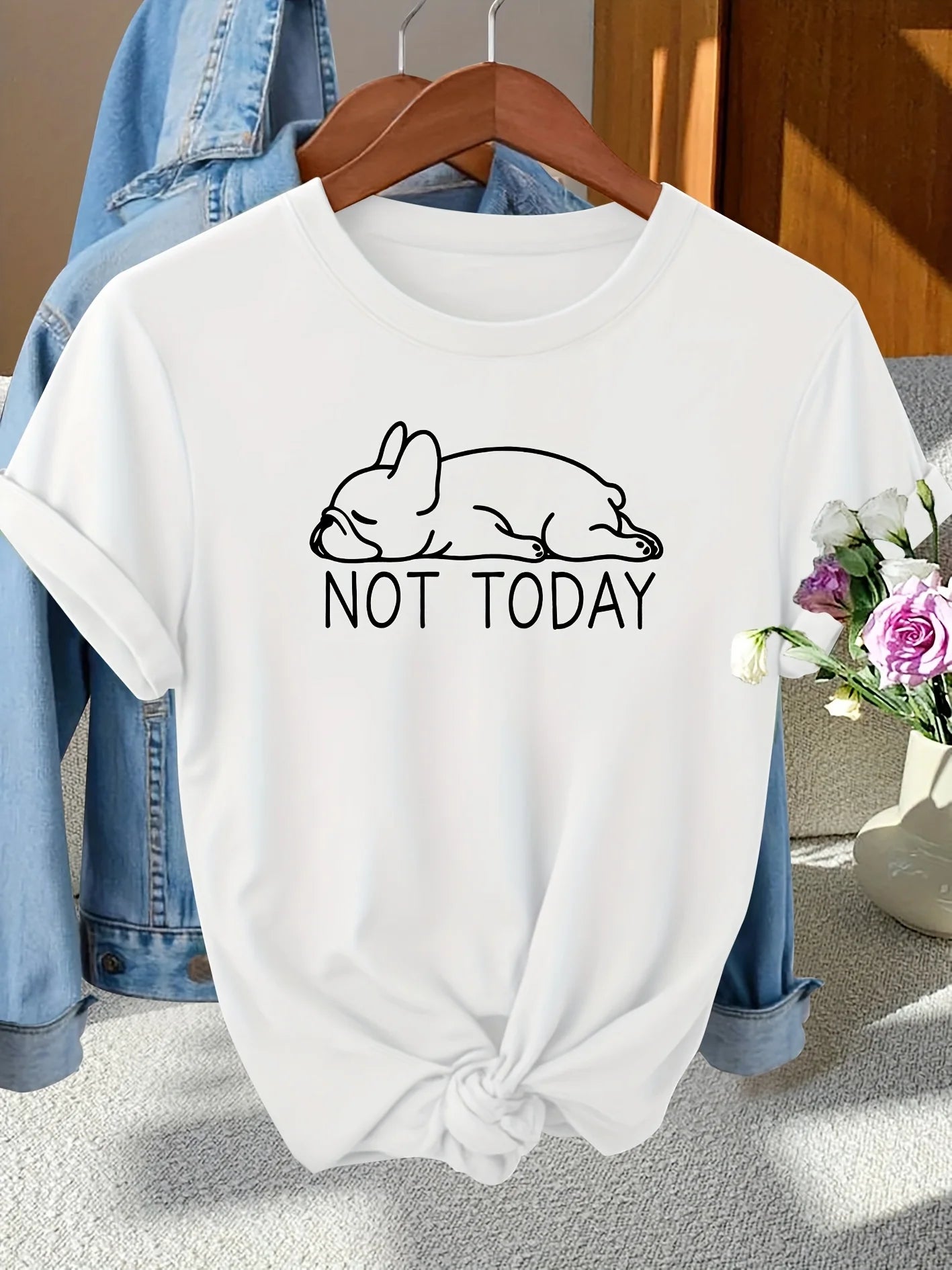 French Bulldog “Not Today” T-Shirt