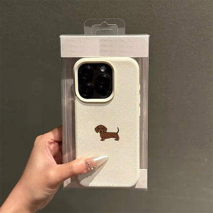 เคสโทรศัพท์สุนัขดัชชุนสไตล์มินิมอล