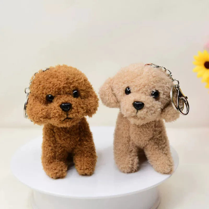 Plush Teddy Puppy Key Chain