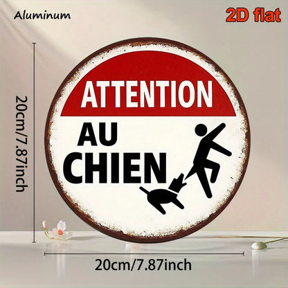 Attention Au Chien Warning Sign