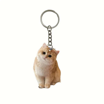 Porte-clés 3D joli chat