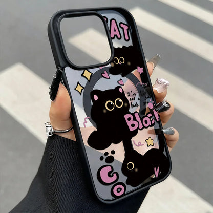 Cute Cat MagSafe iPhone Case