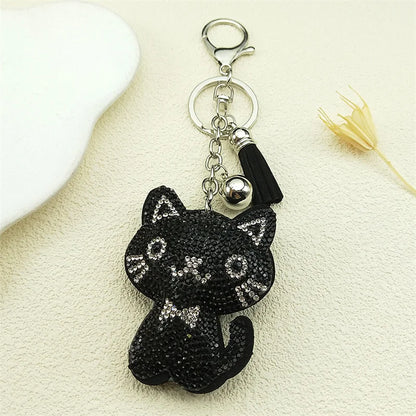 Móc khóa Kitty dễ thương màu đen