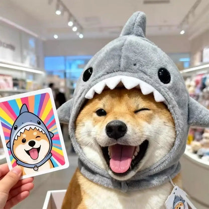 Shark Guardian Pet Headwear
