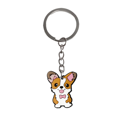 Porte-clés chien de dessin animé
