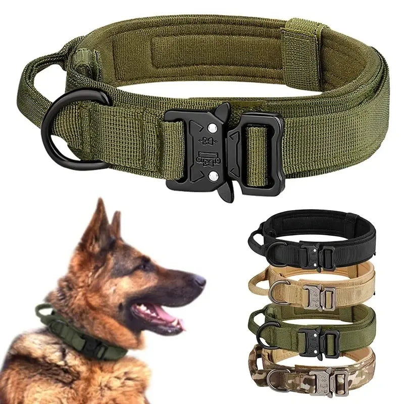 Heavy-Duty Tactical Dog Collar