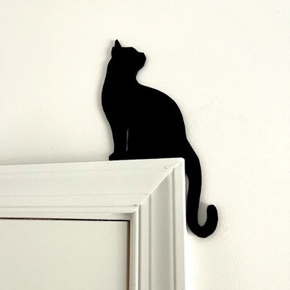 Cat Door Corner Wall Decor