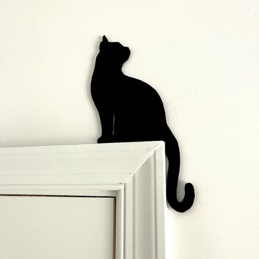 Cat Door Corner Wall Decor