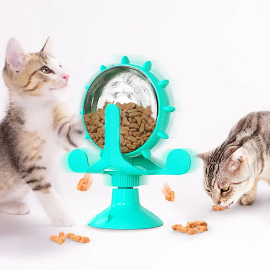 Slow Feeder Rotatable Wheel for Cat