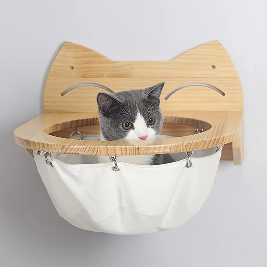 Wall-Mounted Cat Hammock