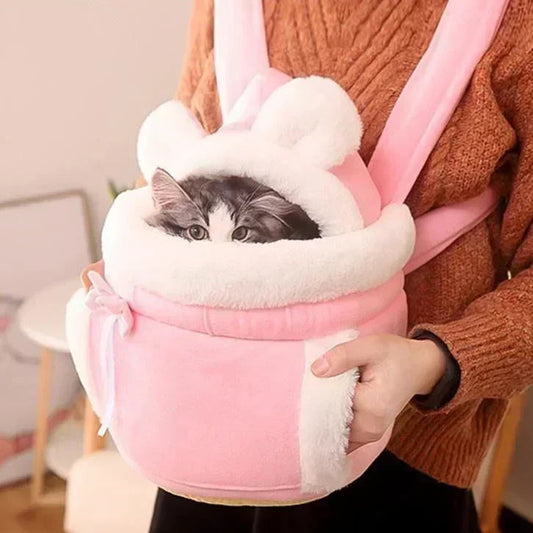 Warm Plush Pets Carrying Bag