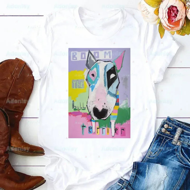 Bull Terrier Artistic Collection T-Shirt