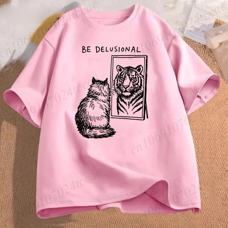 Seien Sie wahnhaftes Katzenshirt